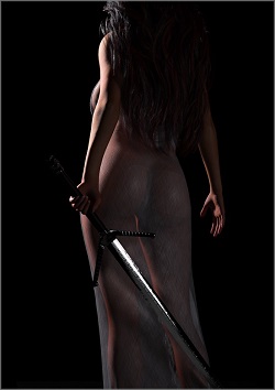 Gorgo Wielding Sword