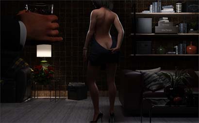 Woman Uncovers Dress