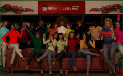 Gallery Crew at Christmas
