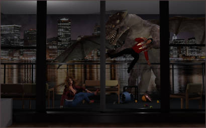 Dragon Attacks Couple