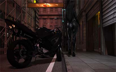 Female Motorcycle Rider