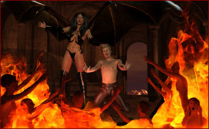 Man Corners Werewolf