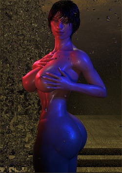 Model Showers Outdoors