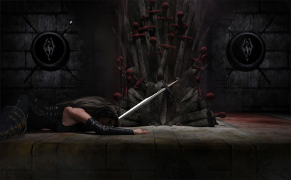 Woman Mourns Fallen Warrior