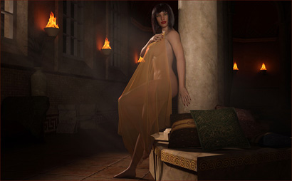 Woman in Sheer Cover