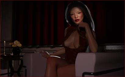 Woman Posed in Head Shot