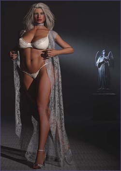 Woman Admired by Angel