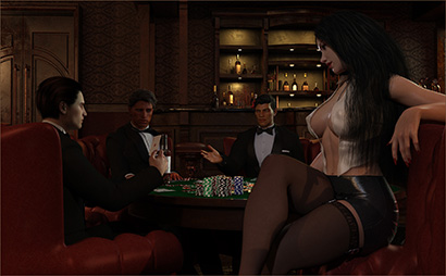 Woman for Poker Win