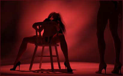 Model Posed on Chair