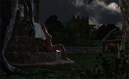 Woman's Lover Races Nearer