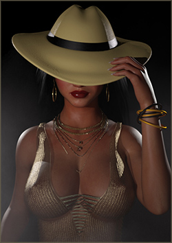 Female in Fashionable Hat
