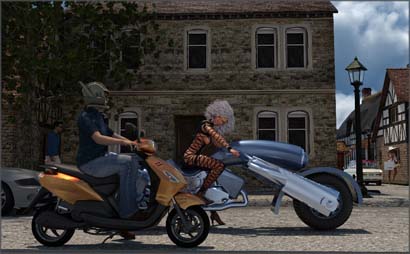 18-Year Old on Motor Bike