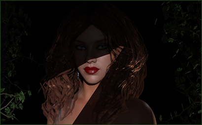 Model posed to Highlight Lips