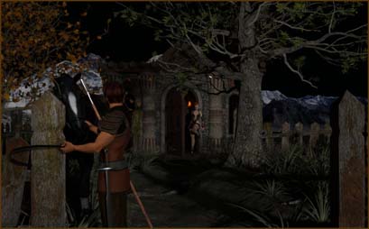 Man Arrives at Cathouse