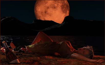 Woman's Lakeside Snooze