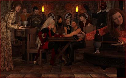 Warriess Arm Wrestles Men