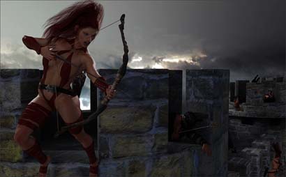 Archers Assault Castle