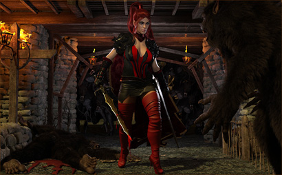 Queen Takes on Wolf Beasts