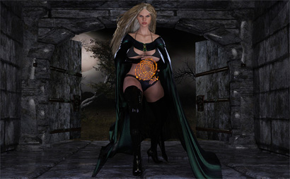 Witch Flaunts a Spell