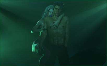 Woman Posed with Man